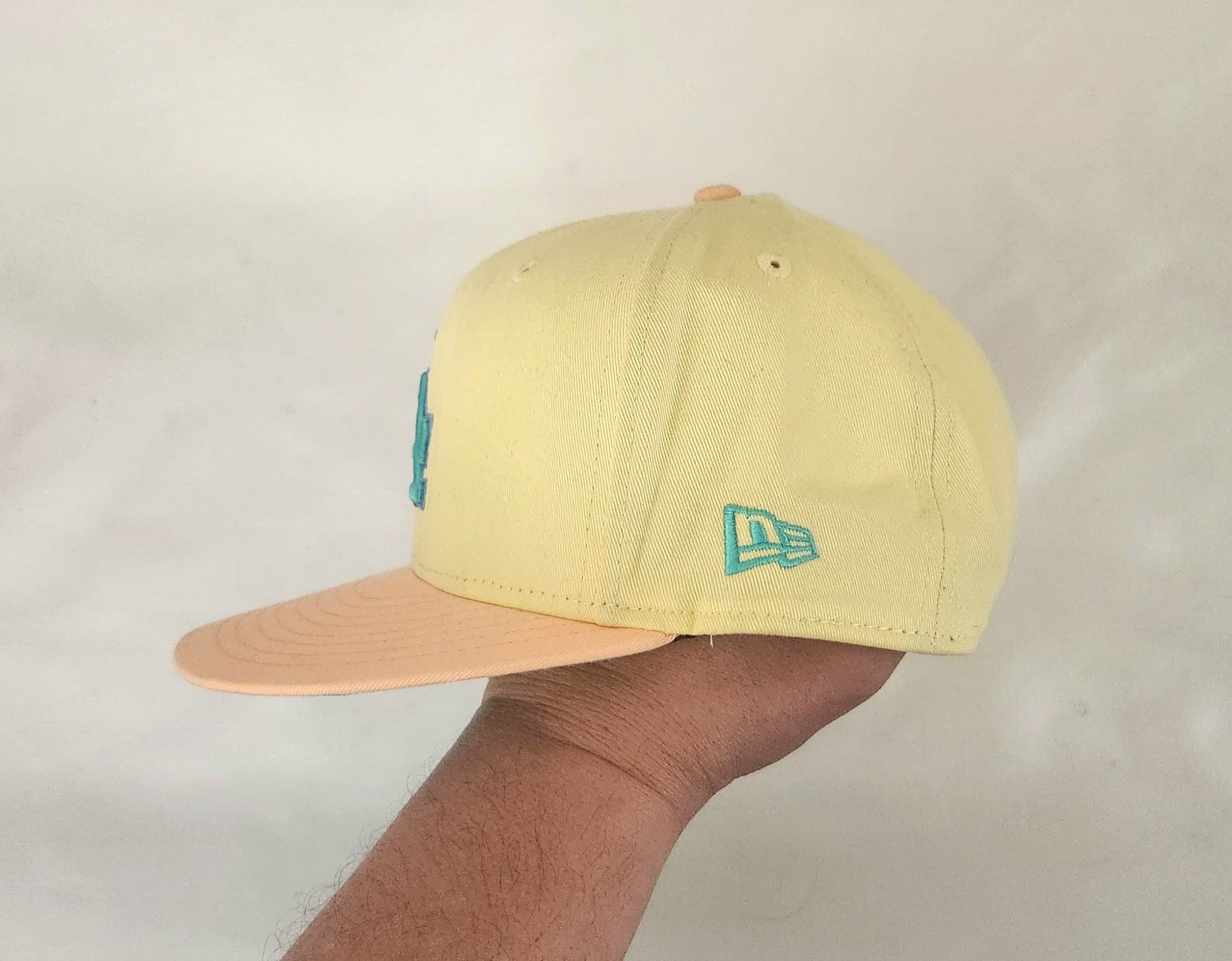 Cooperstown Collection × New Era New Era 59Fifty Hat Cap LA Dodgers MLB Pastel multicolor Size ONE SIZE - 3 Thumbnail