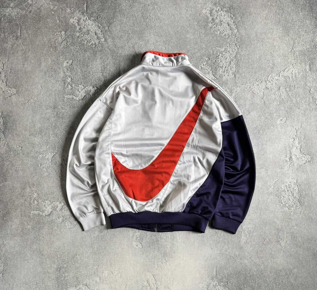 Nike Nike XS/size big swoosh zip olympian track jacket retro 90s Size US XS / EU 42 / 0 - 1 Thumbnail