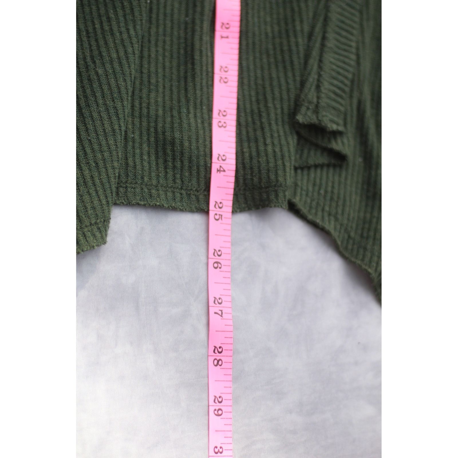 Urban Outfitters Urban Outfitters Kimchi Blue Green Ribbed Cardigan- S Size S / US 4 / IT 40 - 3 Thumbnail