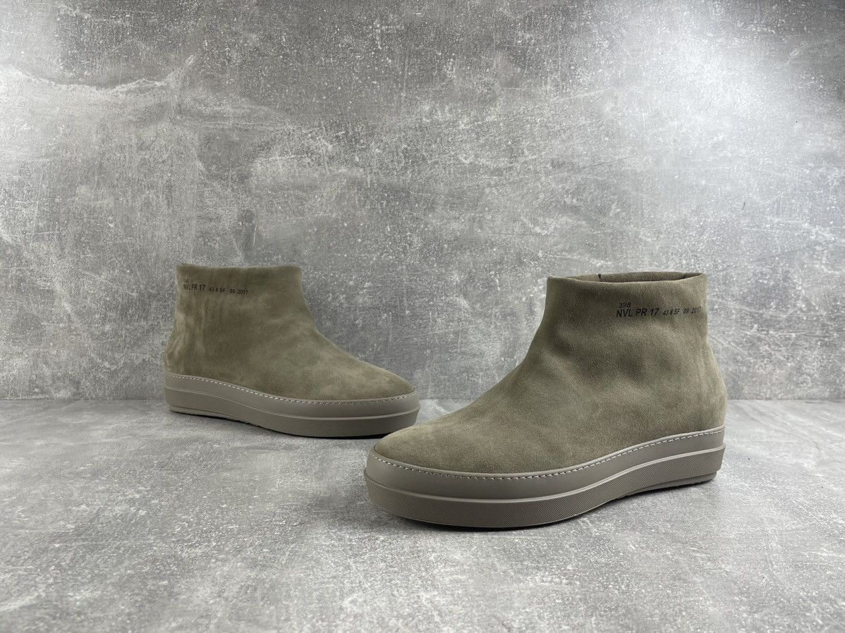 Other Ruco Line × Jean Nouvel NVL PR 17 NWB Rare Suede Ankle Boots Size US 10 / EU 43 - 4 Thumbnail