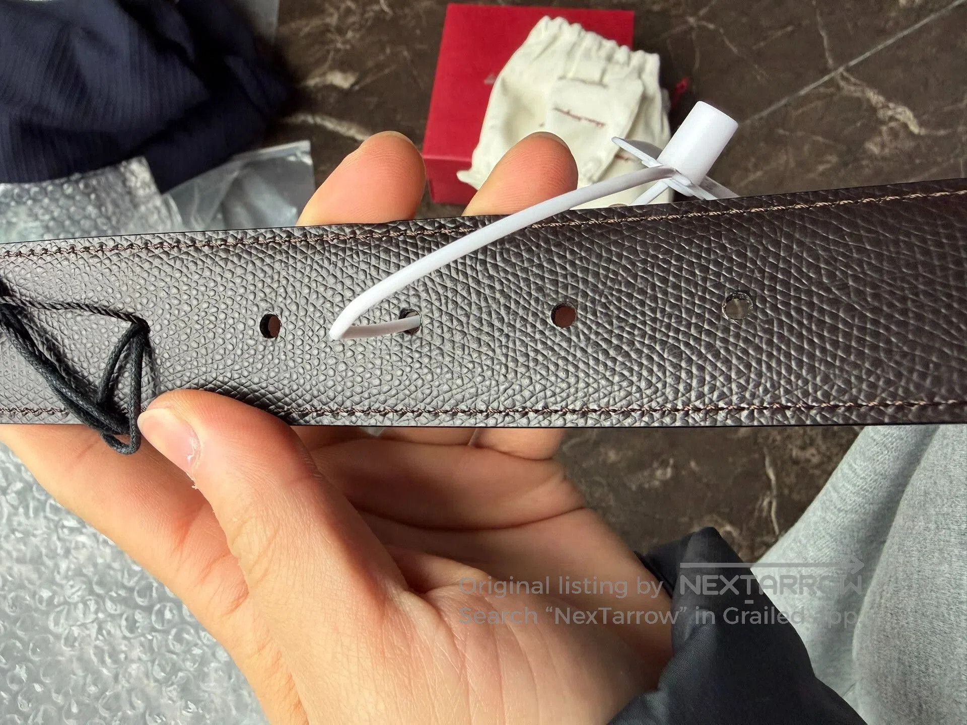 Salvatore Ferragamo Ferragamo Calfskin Belt. Size ONE SIZE - 6 Thumbnail