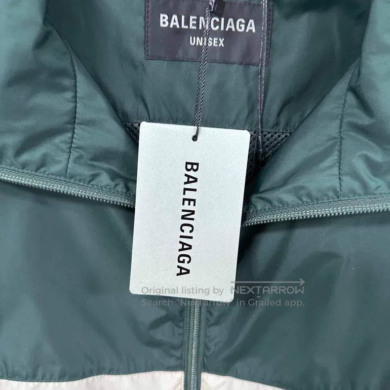 Balenciaga Balenciaga Moss Green Colorblocked Letter Logo Outdoor Jac Size US S / EU 44-46 / 1 - 6 Thumbnail