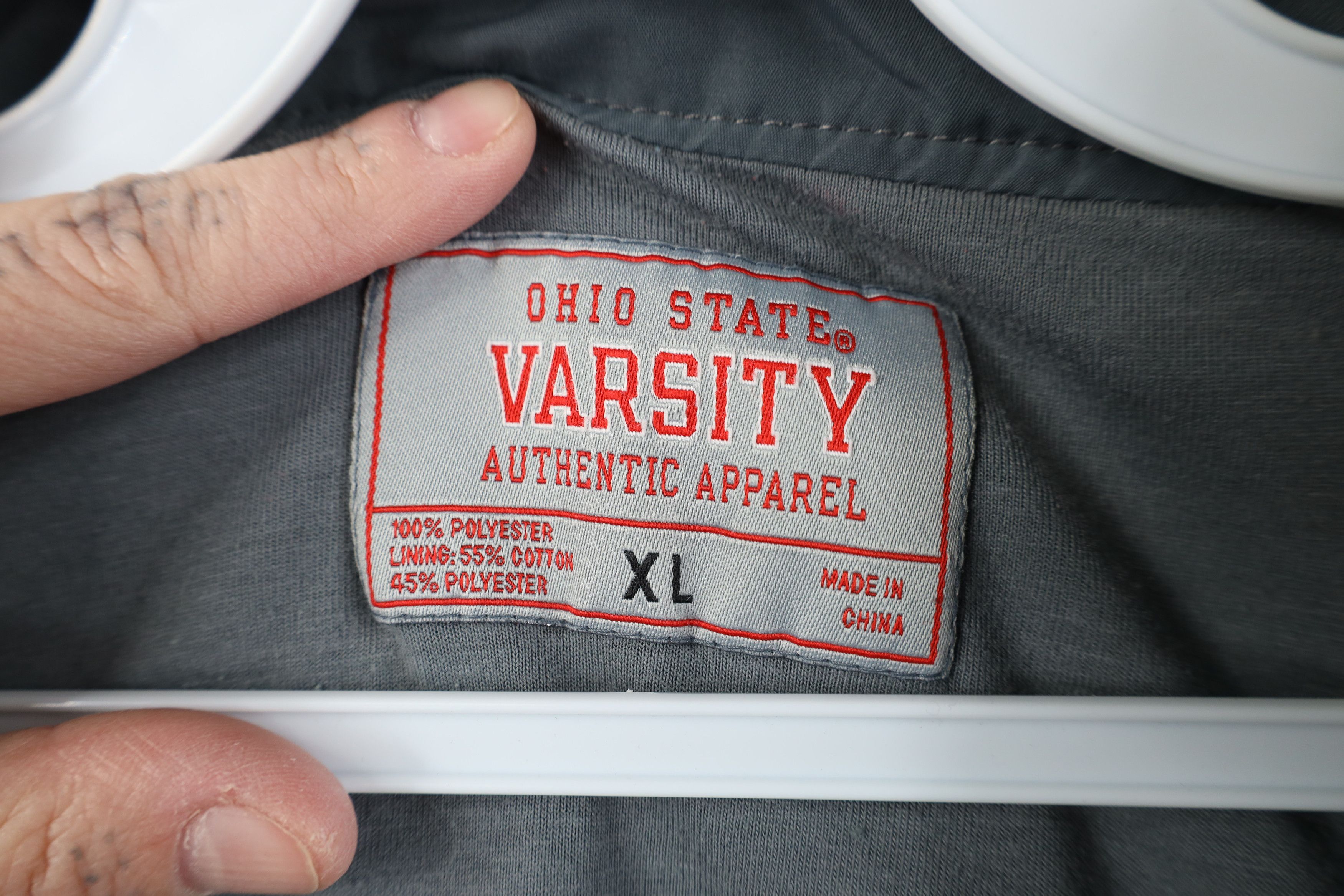 Vintage Vintage 90s Y2K Ohio State University Windbreaker Jacket Size US XL / EU 56 / 4 - 10 Thumbnail