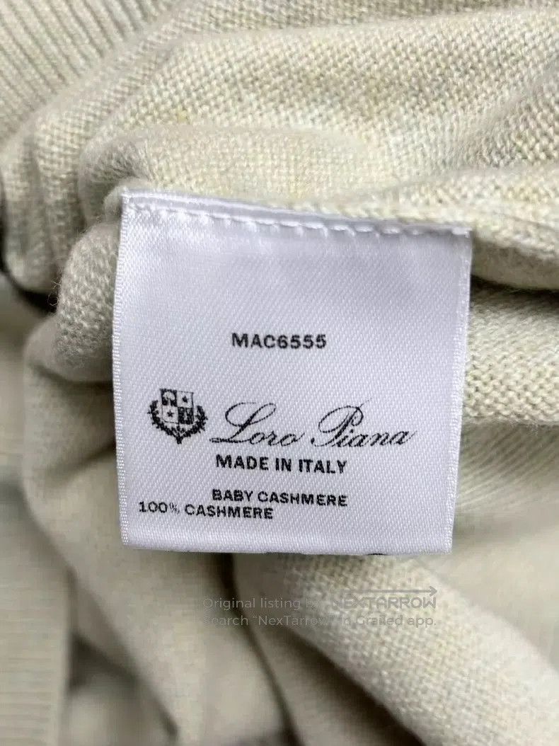 Loro Piana Loro Piana Baby Cashmere Half-Zip Sweater. Size US XL / EU 56 / 4 - 5 Thumbnail