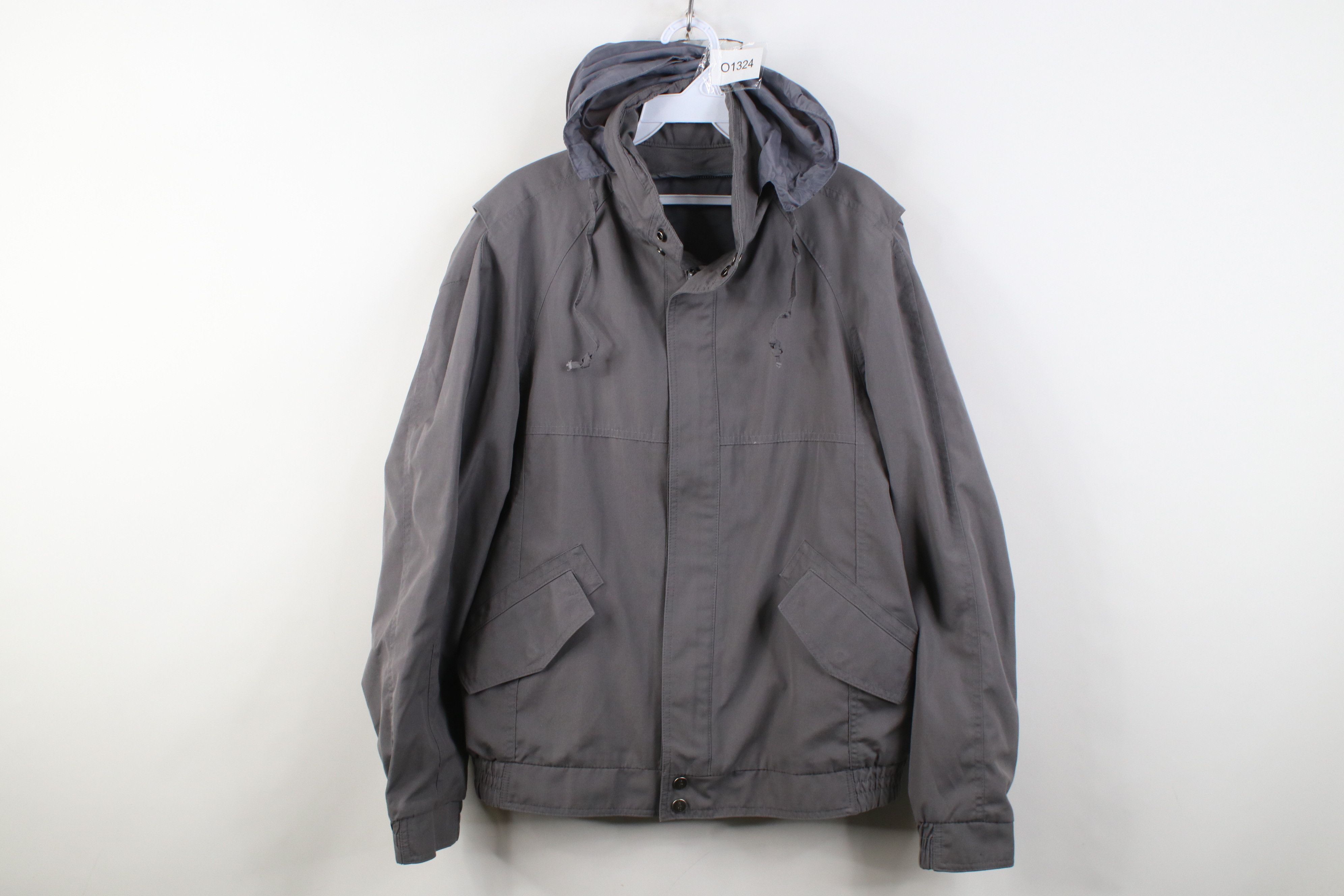 Vintage Vintage 90s Streetwear Full Zip Cafe Racer Bomber Jacket Size US XXL / EU 58 / 5 - 1 Thumbnail