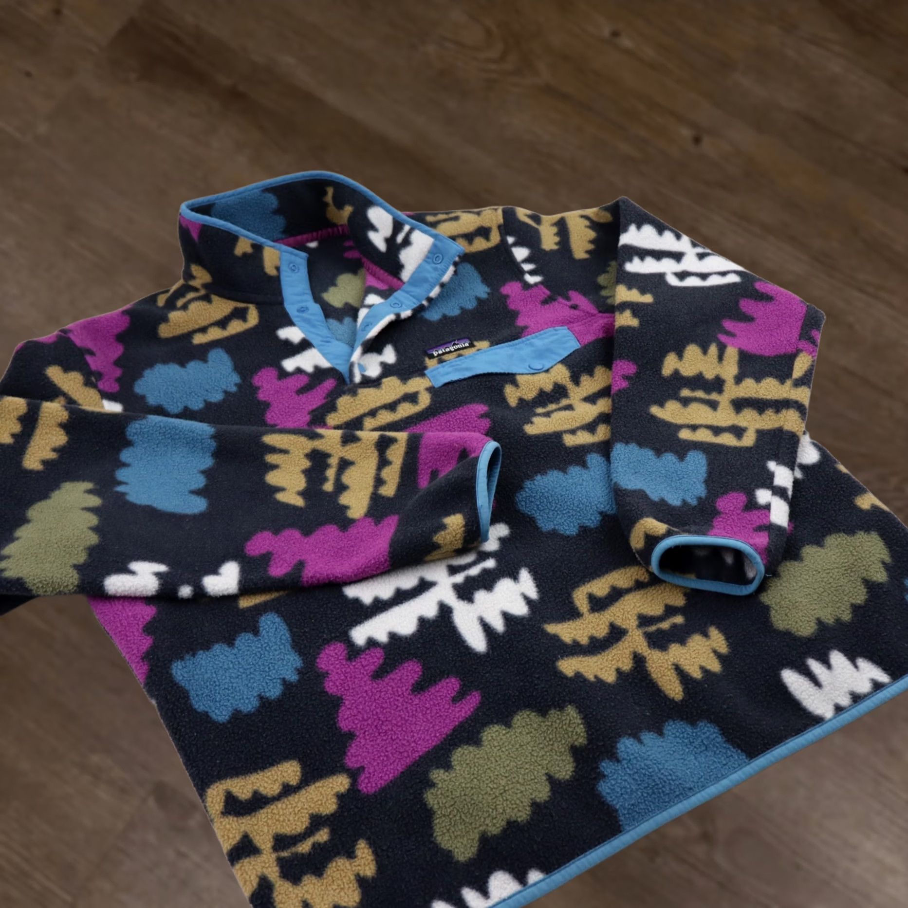 Patagonia × Streetwear × Vintage Patagonia 90s Zen Turtle Snap-T