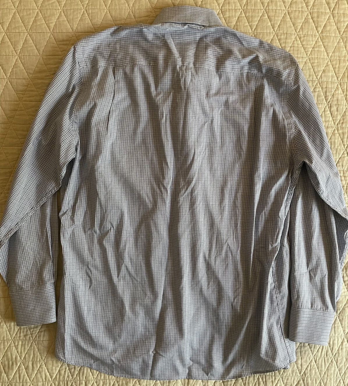 Peter Millar Collection Flex Finish Mini Check Shirt Size US M / EU 48-50 / 2 - 5 Thumbnail