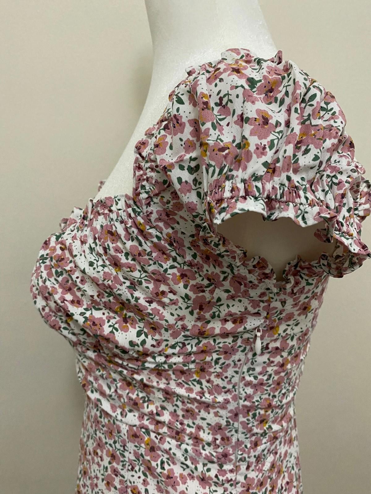 Other PETAL & PUP Fargo Floral Dress with Side Slit (US 4) Size S / US 4 / IT 40 - 5 Thumbnail