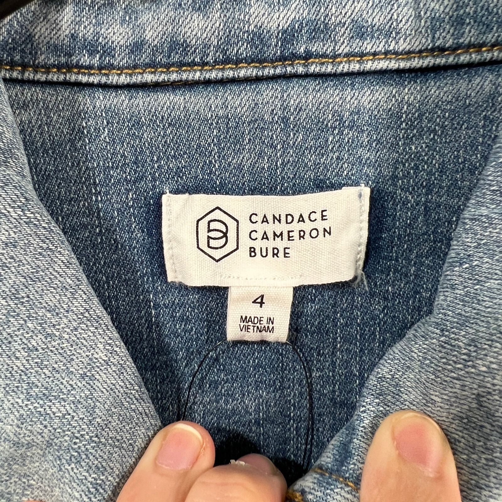 Other Candace Cameron Bure Pacific Denim Relaxed Jean Jacket Size S / US 4 / IT 40 - 3 Thumbnail