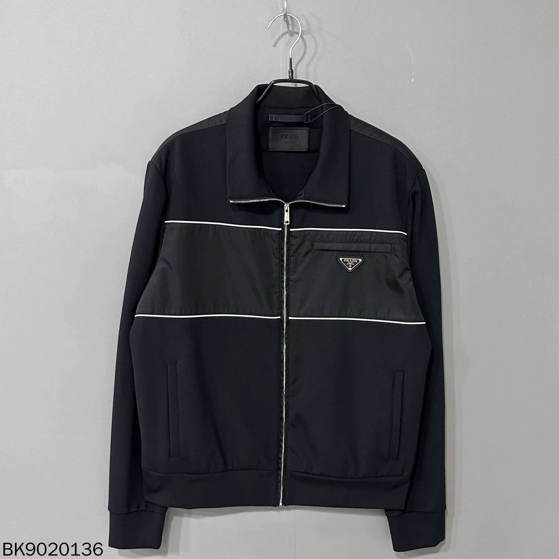Prada Prada Recycled Nylon Triangle Logo Jacket Size US XXL / EU 58 / 5 - 1 Thumbnail