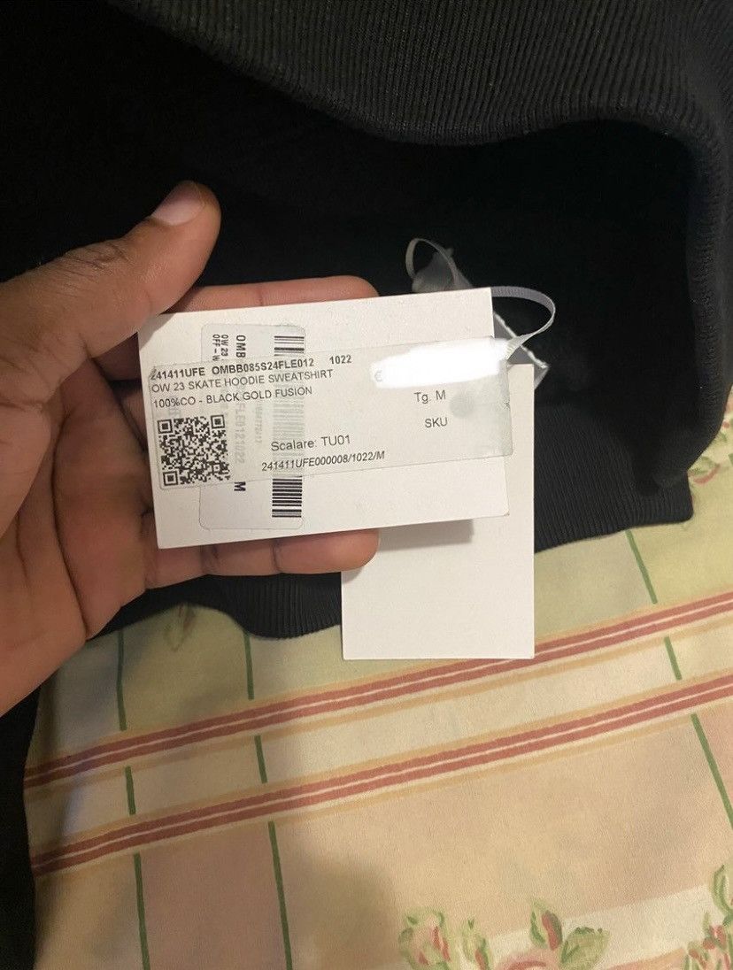 Off-White Off-White Black 'OW 23' Skate Hoodie Size US M / EU 48-50 / 2 - 4 Thumbnail