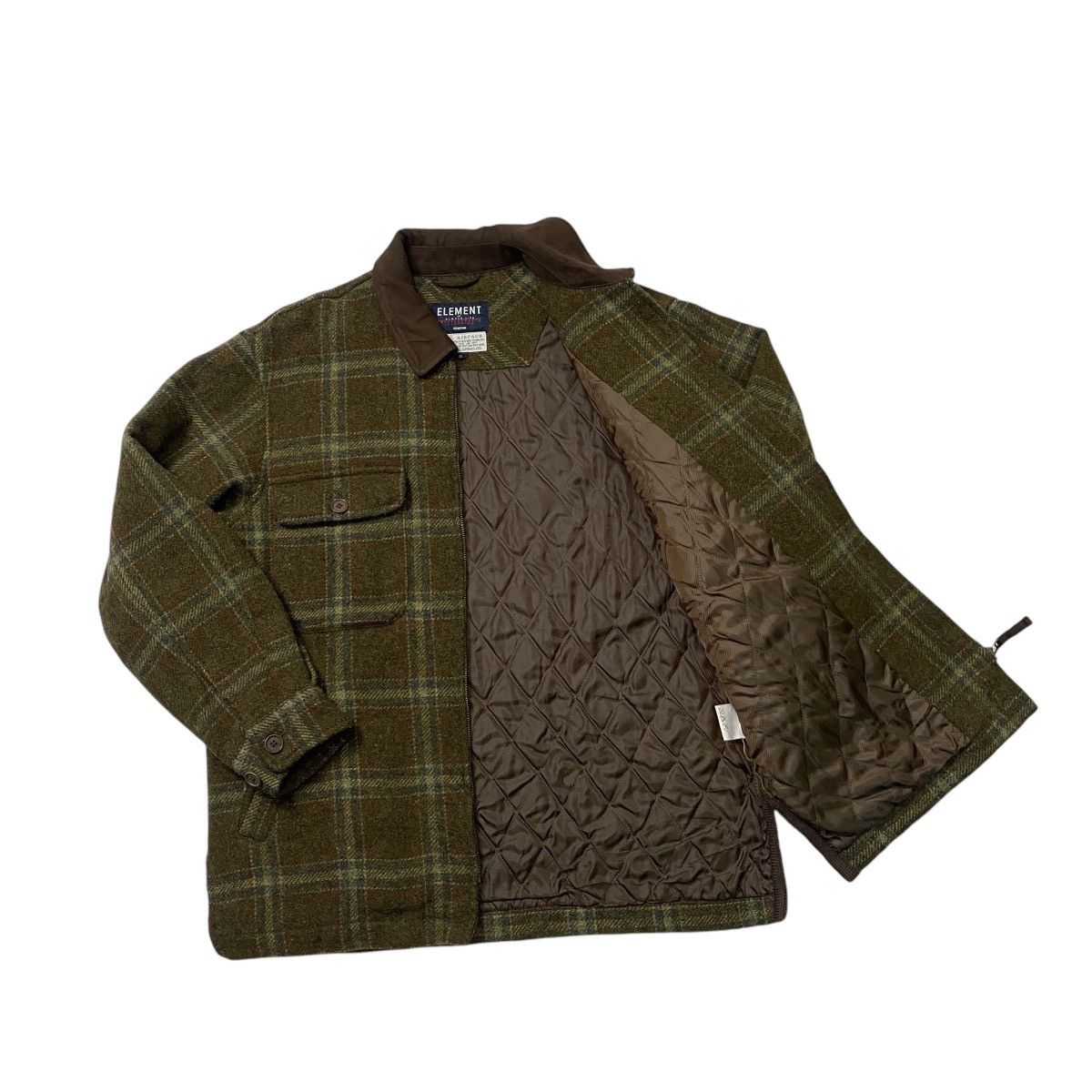 Flannel × Japanese Brand Element Of simple life flannel zipper jacket Size US M / EU 48-50 / 2 - 7 Thumbnail