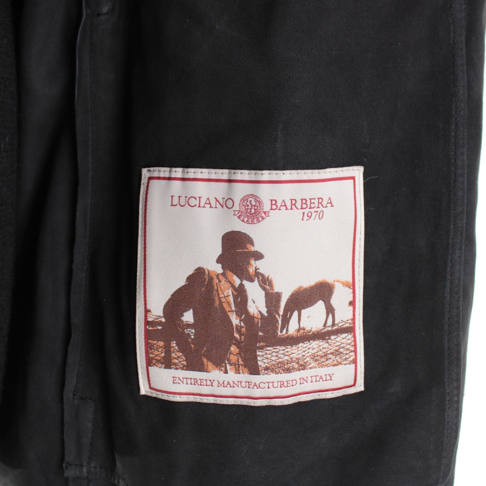 Luciano Barbera Luciano Barbera Overshirt Size M US In Blue Suede Size US M / EU 48-50 / 2 - 7 Thumbnail