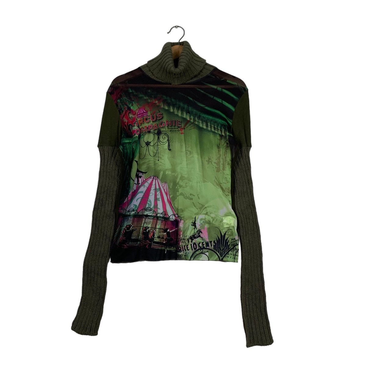 Vintage DEUX MILLE VINGT SIX 2026 Zavata Fullprint Sweater #0555-C26 Size US M / EU 48-50 / 2 - 1 Thumbnail