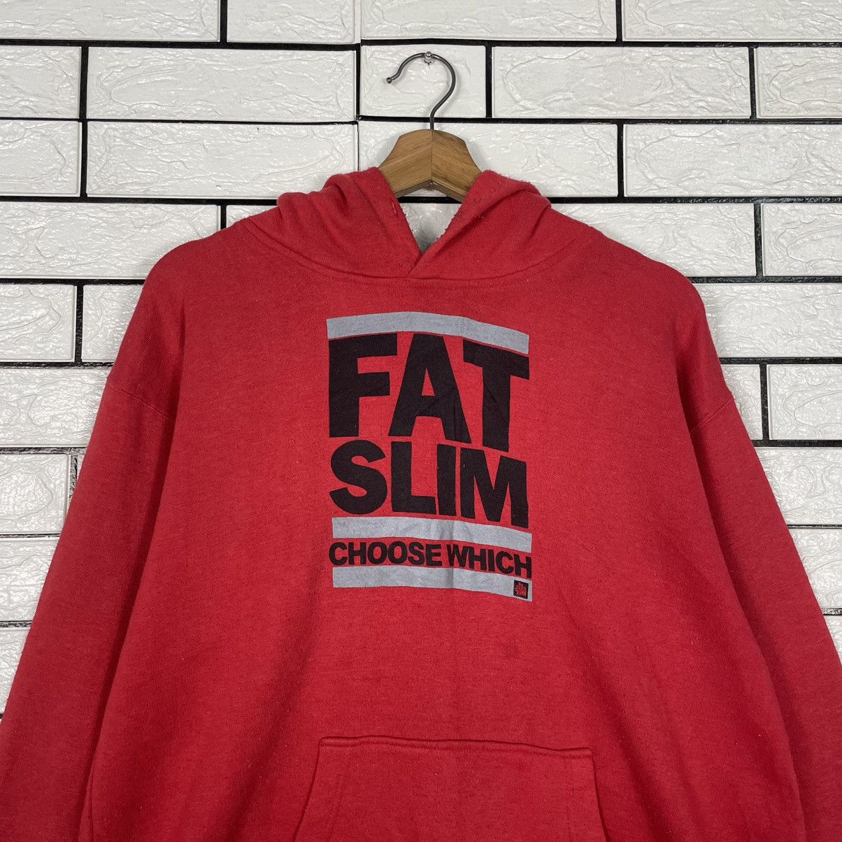 Japanese Brand Bullet Noise Fat Slim Red Hoodie Size US L / EU 52-54 / 3 - 11 Thumbnail