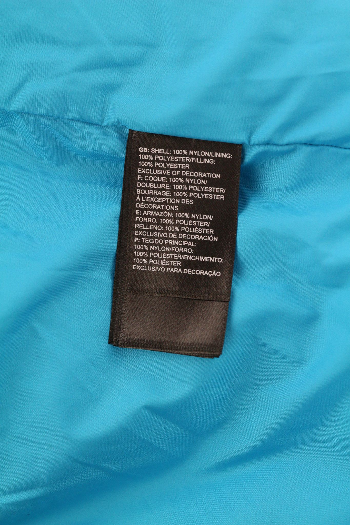 The North Face HIMALAYAN M Blue High Neck Quilted Puffer 81677 Size US M / EU 48-50 / 2 - 8 Thumbnail