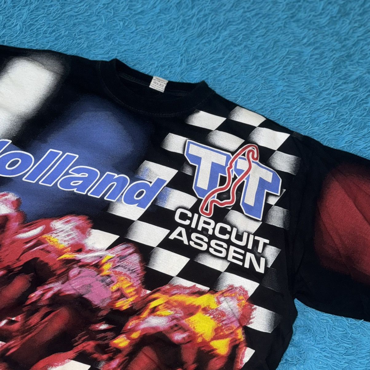 Other Vintage Over Print Moto Holland TT Circuit Assen Size US XL / EU 56 / 4 - 4 Thumbnail