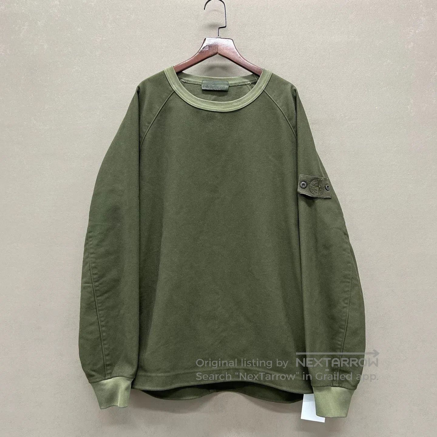Stone Island Green Long-Sleeve Sweatshirt Size L. Size US L / EU 52-54 / 3 - 1 Thumbnail