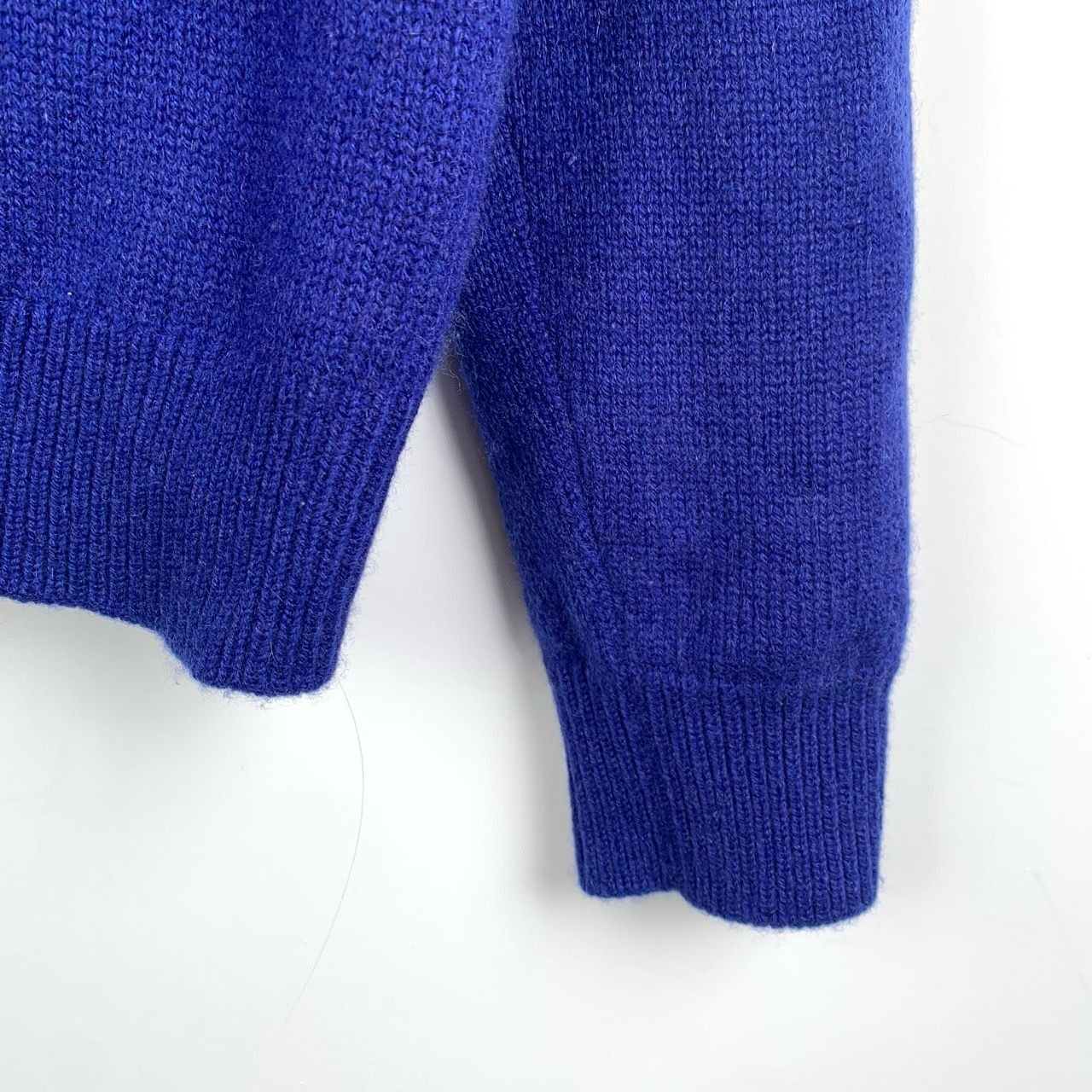 Louis Vuitton Louis Vuitton Blue & Tan Cashmere Knit Sweater With Logo & S Size US L / EU 52-54 / 3 - 4 Thumbnail
