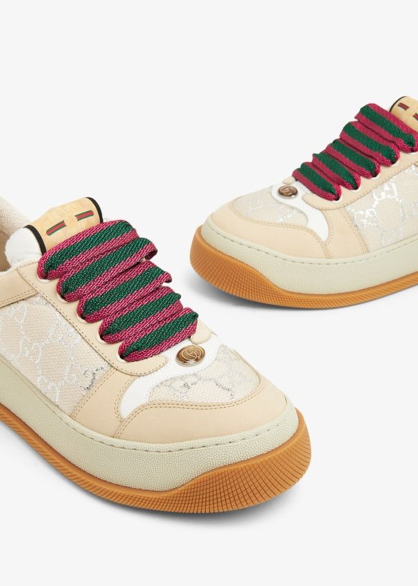 Gucci o1s1wg110425 Women's Screener Sneakers in Multicolor Size US 8 / IT 38 - 2 Thumbnail