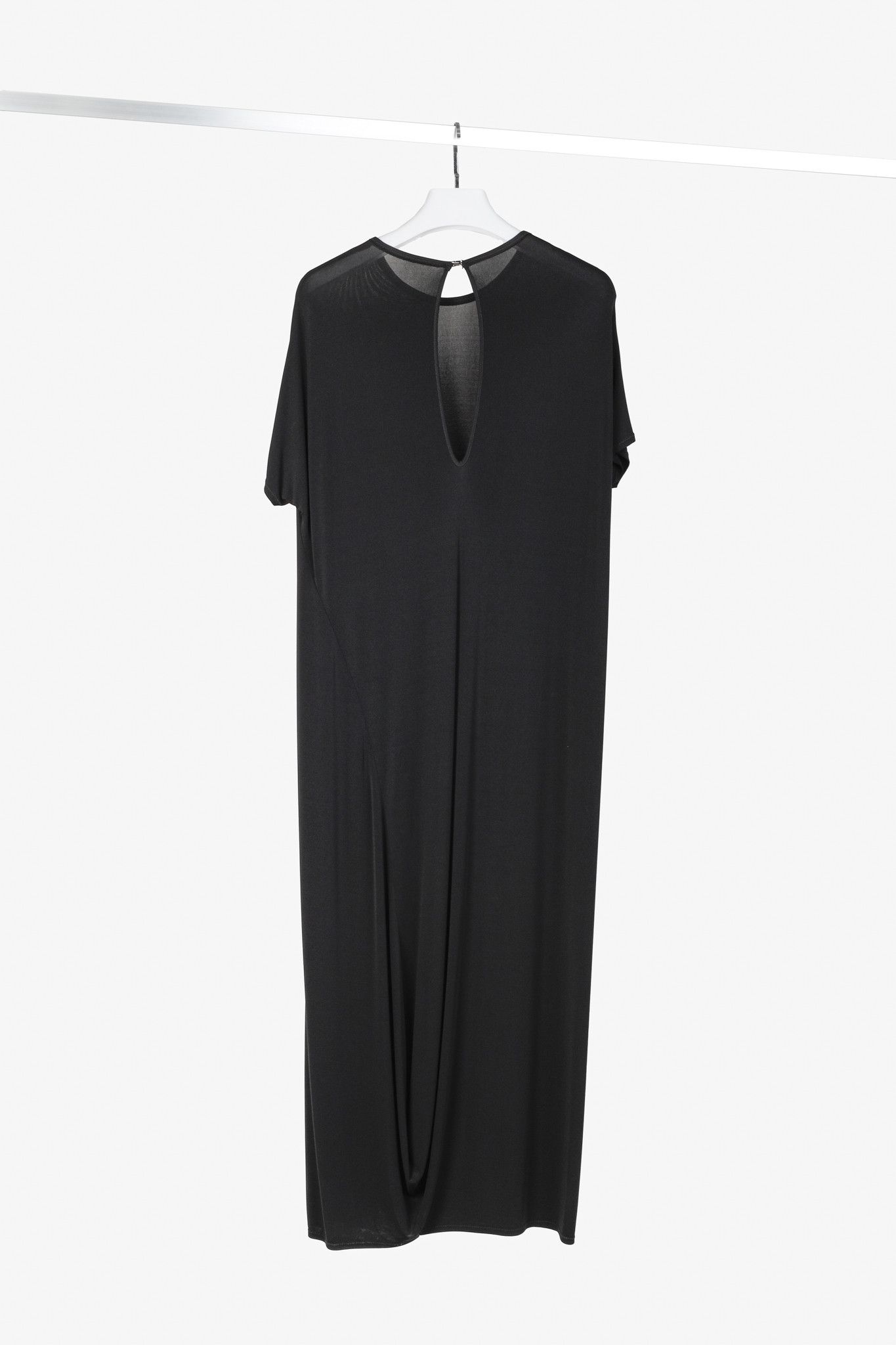 Marie Saint Pierre Marie Saint Pierre Black Crepe Bubble-Hem Maxi Dress Size L / US 10 / IT 46 - 1 Thumbnail