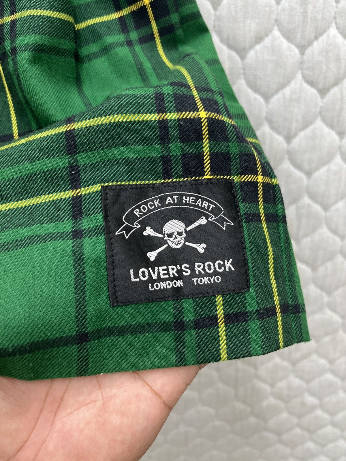 Seditionaries 🔥🔥🔥ARCHIVE SUPER LOVERS ROCK GREEN TARTAN PUNK SKIRTS Size 25" / US 0 / IT 36 - 4 Thumbnail
