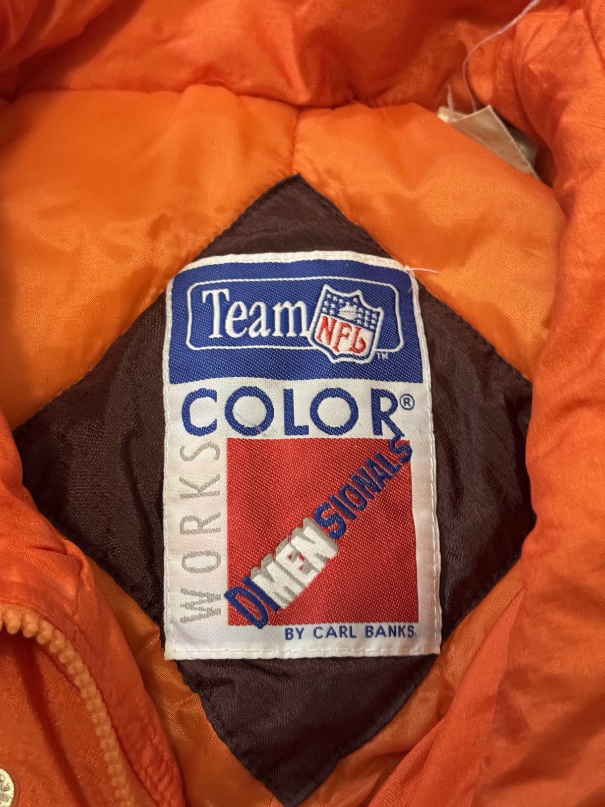 NFL Vtg 90s Cleveland Browns Carl Banks Starter Puffer Jacket Size US XXL / EU 58 / 5 - 4 Thumbnail