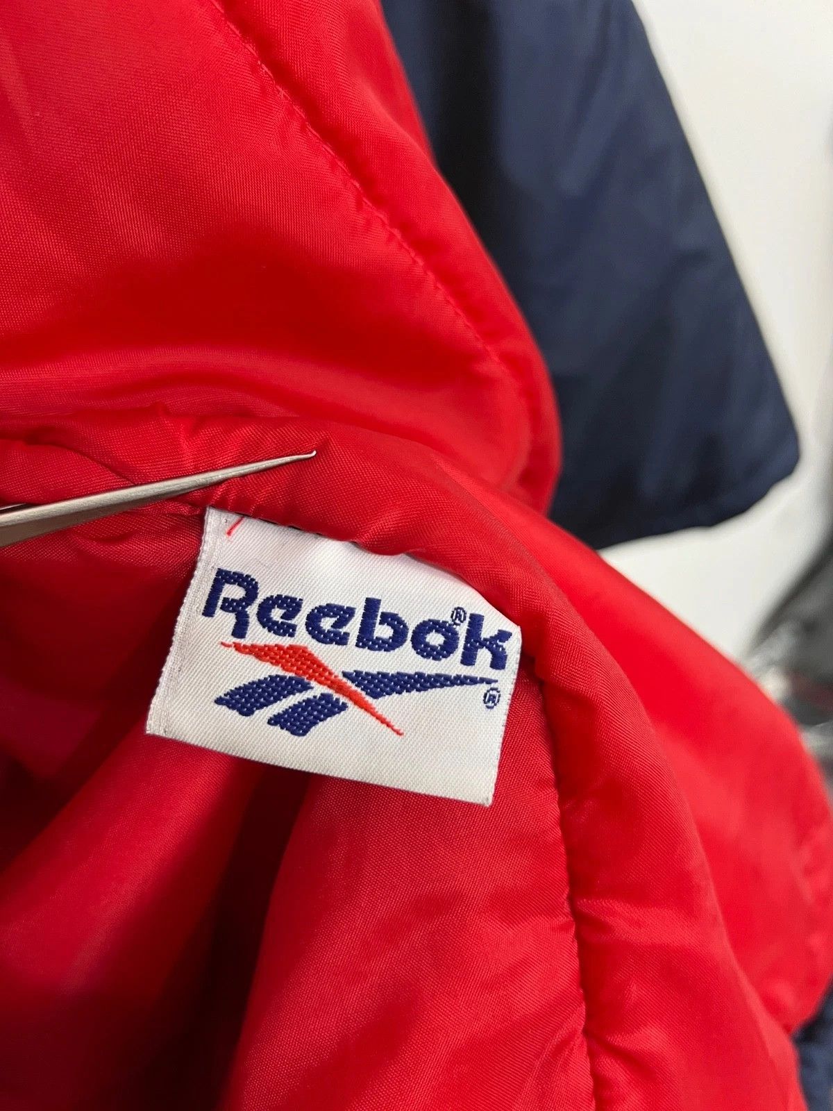 Reebok Vintage 90's Reebok Liverpool Jacket Football Blue Bomber Size US S / EU 44-46 / 1 - 6 Thumbnail