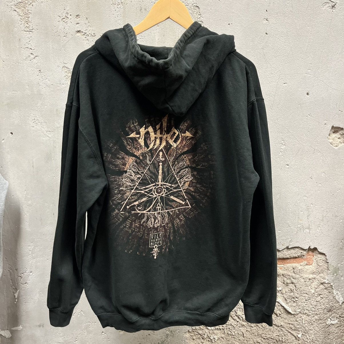 Vintage NILE Vile Nilotic Rites Double Sided Hoodie Sweatshirt L Size US L / EU 52-54 / 3 - 1 Thumbnail