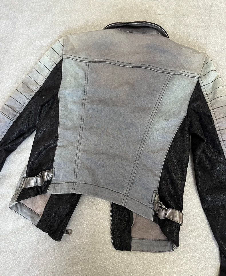 Rick Owens Vintage Mixed Material Black Jacket-2506 Size M / US 6-8 / IT 42-44 - 6 Thumbnail