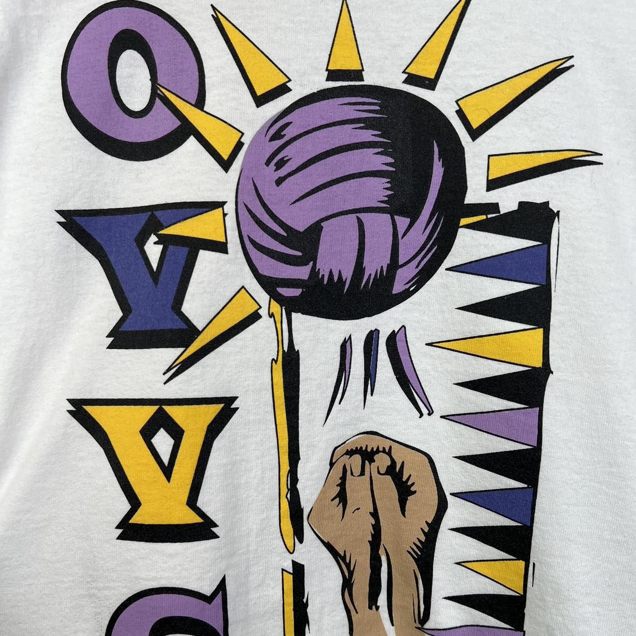 Fruit Of The Loom Vintage 90s League Champs Graphic T-Shirt - White Size US XL / EU 56 / 4 - 3 Thumbnail