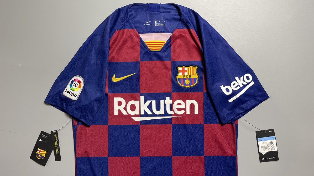 Nike × Vintage NWT BARCELONA NIKE 2019/2020 FOOTBALL HOME JERSEY #10 MESSI Size US M / EU 48-50 / 2 - 3 Thumbnail