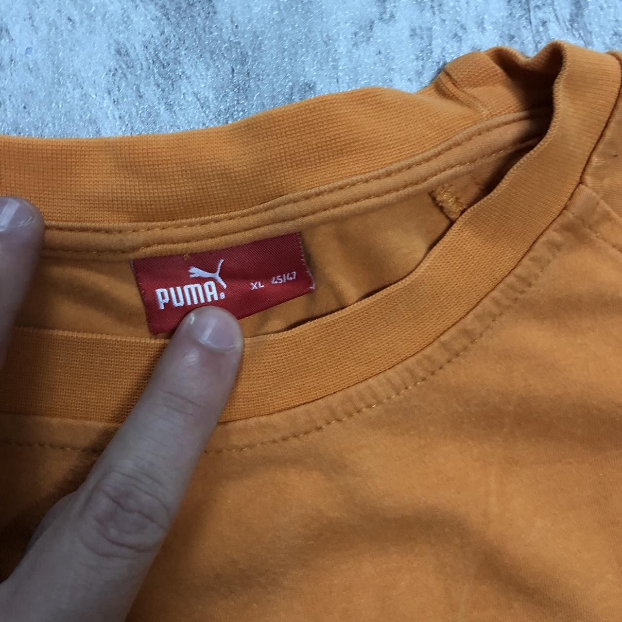 Puma Puma orange and brown streetwear t-shirt Size US XL / EU 56 / 4 - 3 Thumbnail