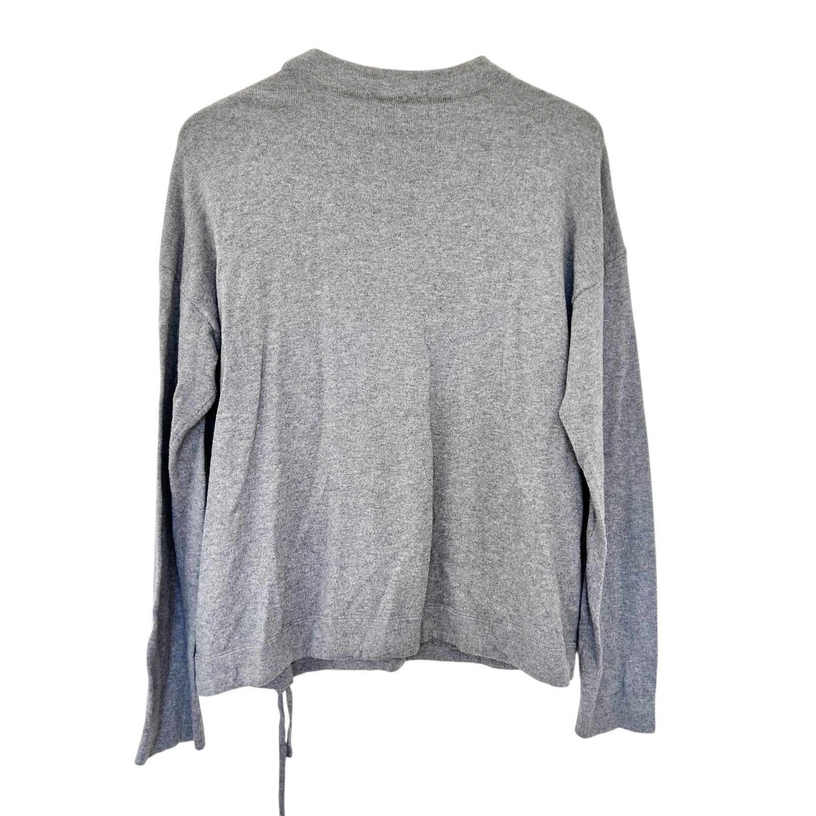 Other J. Jill Pure Jill Gray Sweater Drawstring Bottom Sz M Size M / US 6-8 / IT 42-44 - 5 Thumbnail