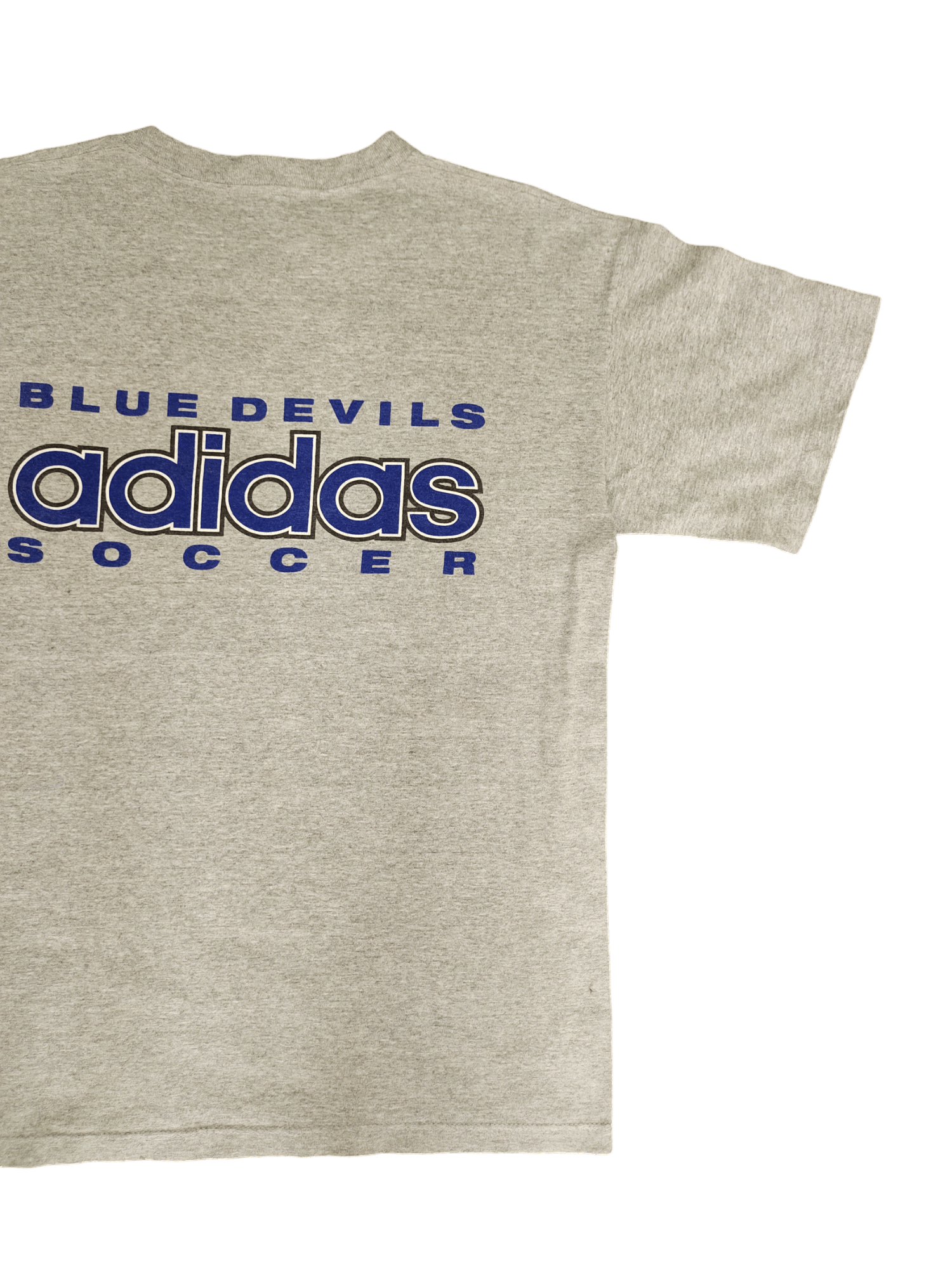 Adidas Vintage 90s Adidas Blue Devils Soccer Team T-Shirt Size US L / EU 52-54 / 3 - 4 Thumbnail