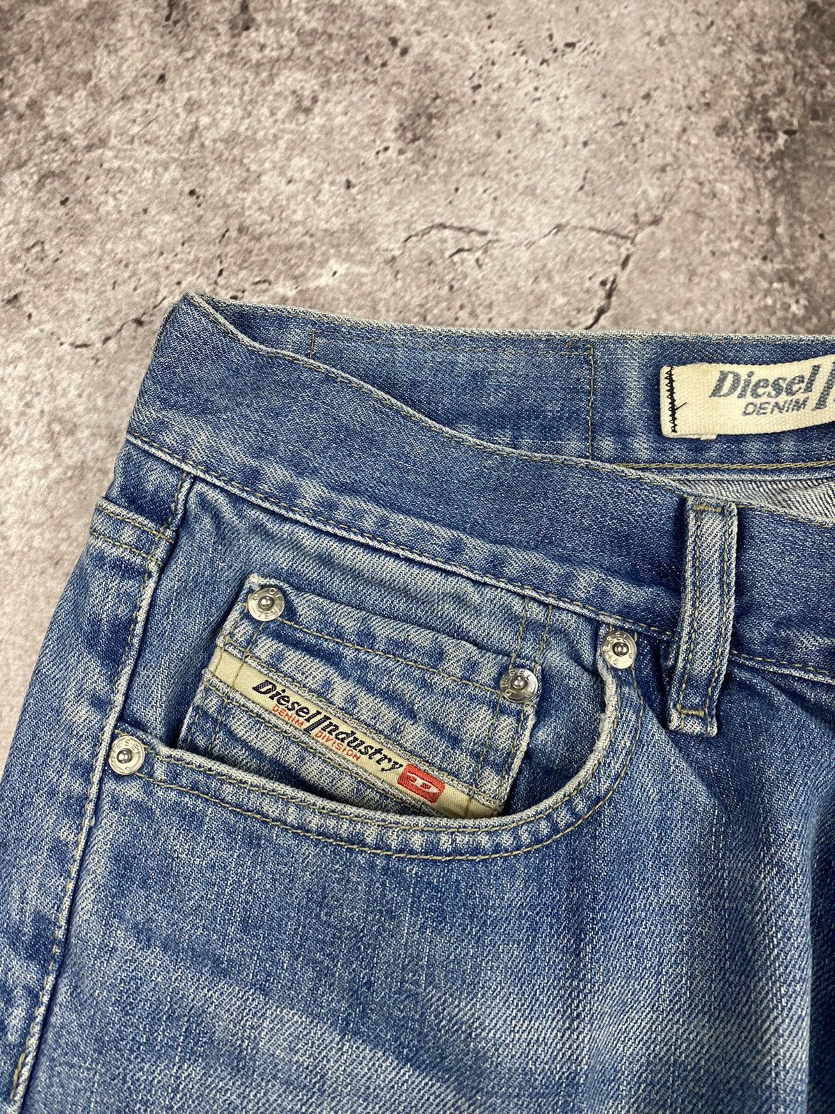 Diesel × Japanese Brand × Junya Watanabe Vintage Diesel Junya Watanabe Baggy distressed Japan jeans😊 Size US 38 / EU 54 - 5 Thumbnail