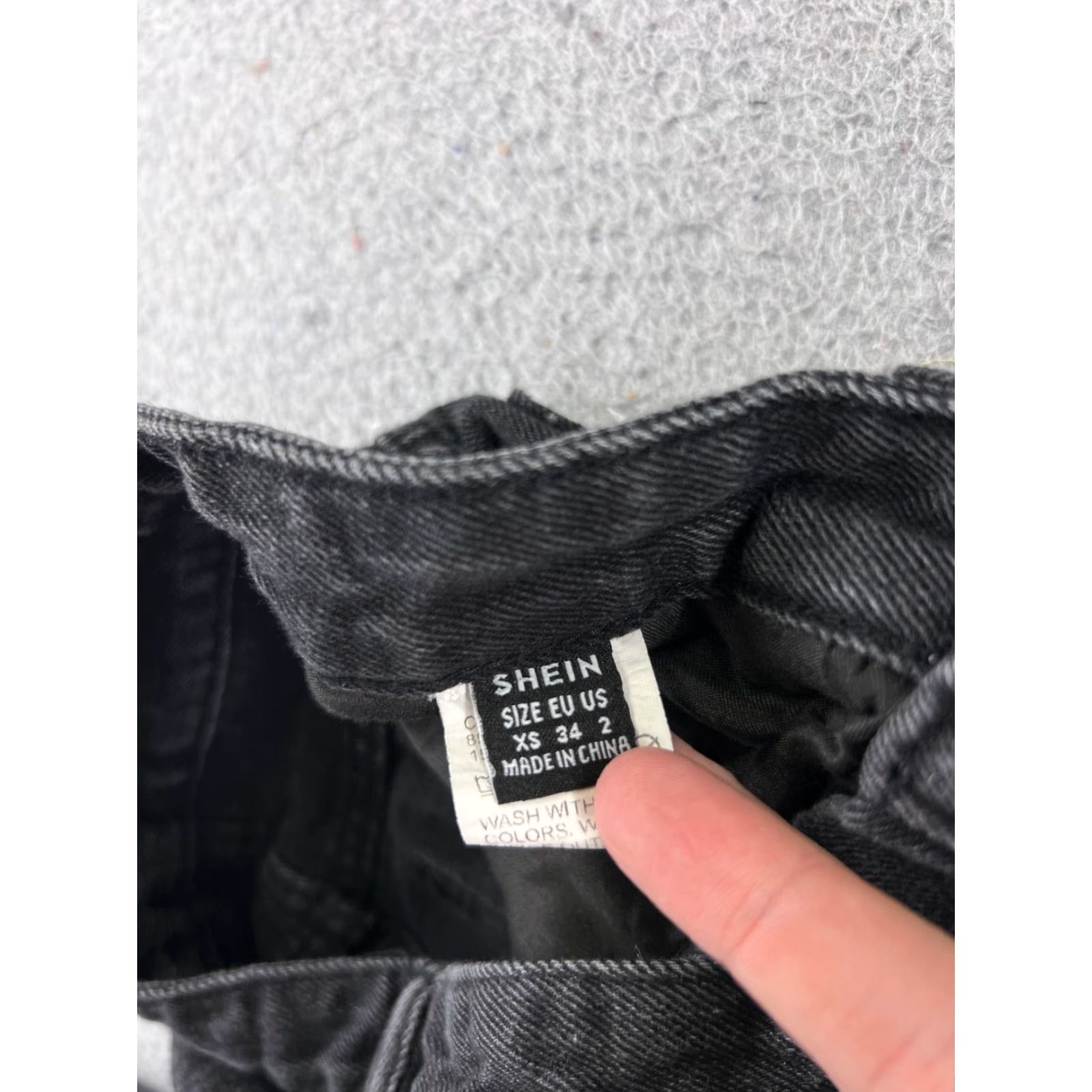 Vintage VINTAGE Wake Jeans Jeans Womens 2 Black Wide Leg Relaxed Fit Cargo Skate Y2K Style 23x30 90s Womens Size 40" / US 18 - 6 Thumbnail