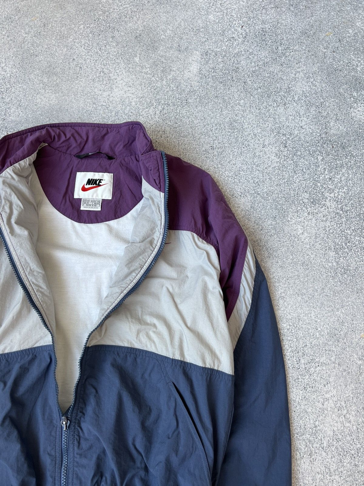 Nike × Vintage Vintage Nike Women’s zip sweatshirt big logo Size XS / US 0-2 / IT 36-38 - 7 Thumbnail