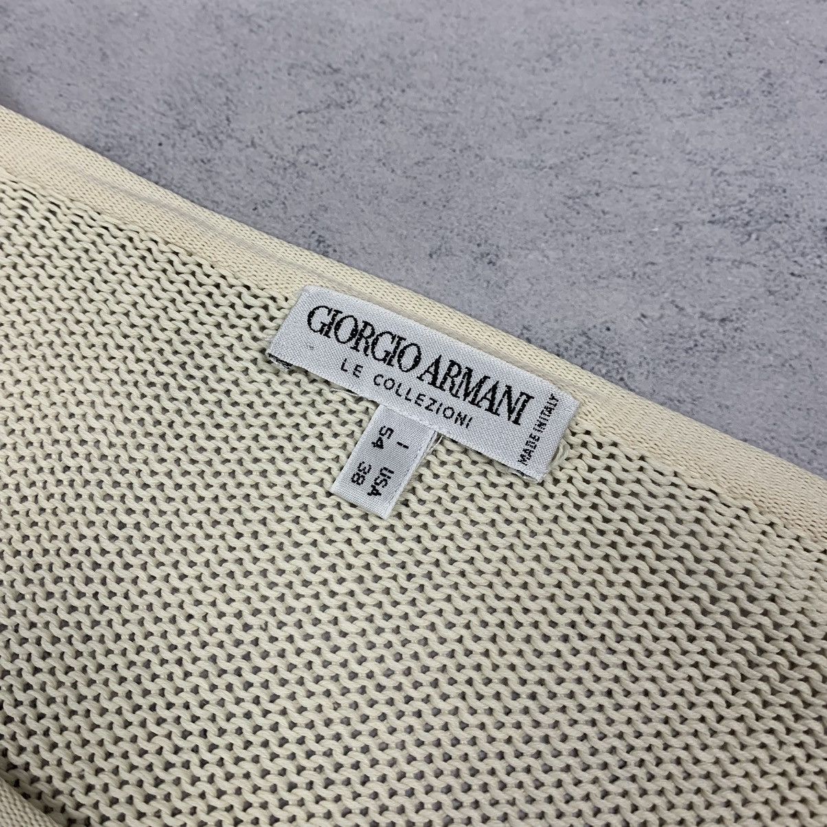 Vintage Giorgio Armani Le Collezioni Knit Sweater Cotton