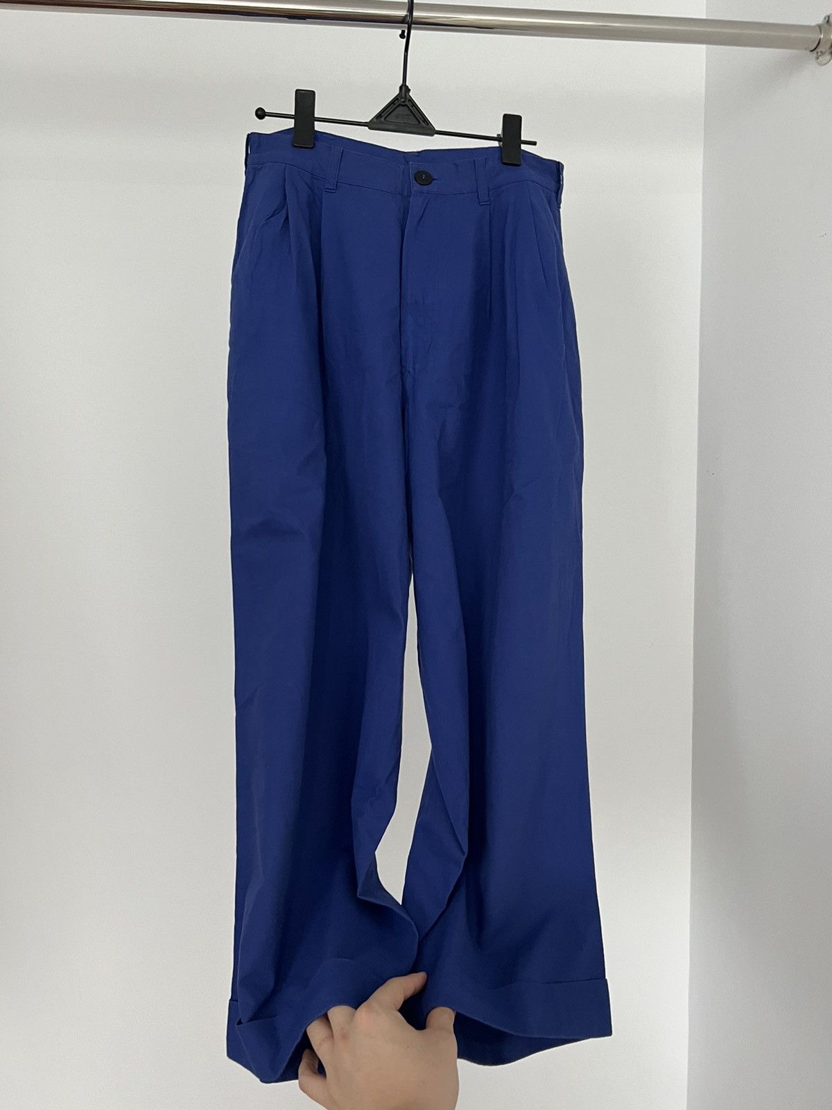 Yohji Yamamoto Yohji Yamamoto Pleated Wide Leg Pants | Grailed