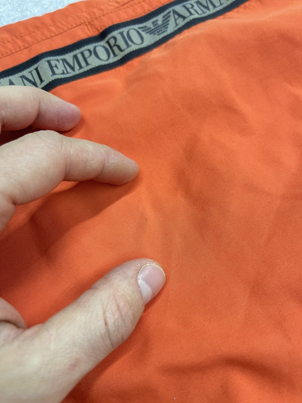 Armani Exchange × Emporio Armani × Giorgio Armani Mens Emporio Armani Swimwear Shorts Orange Lampas Size L Size US 34 / EU 50 - 9 Thumbnail