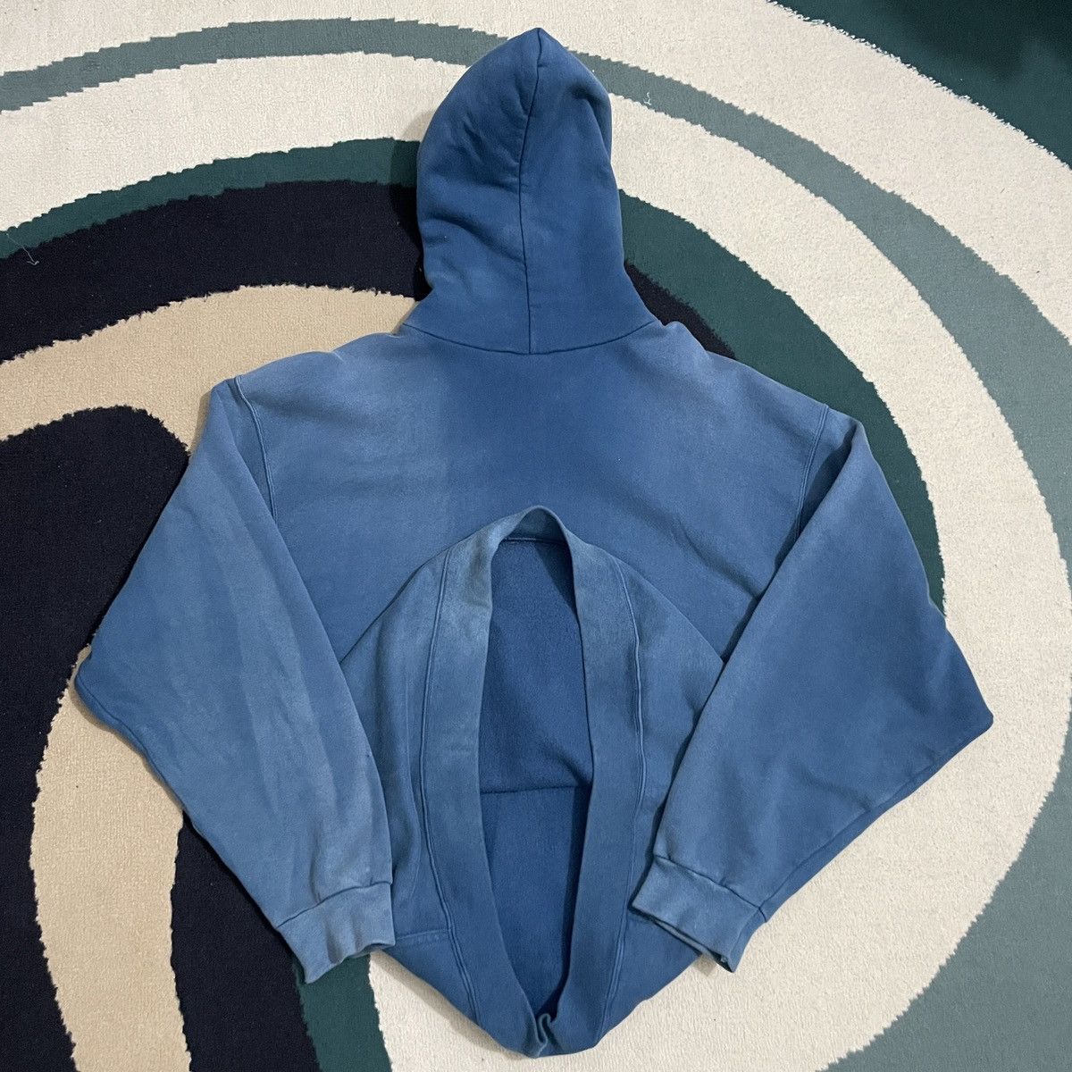 Japanese Brand 🔥 RARE 90s NIKE TONAL HOODIE MINI SWOOSH ✅ Size US L / EU 52-54 / 3 - 9 Thumbnail