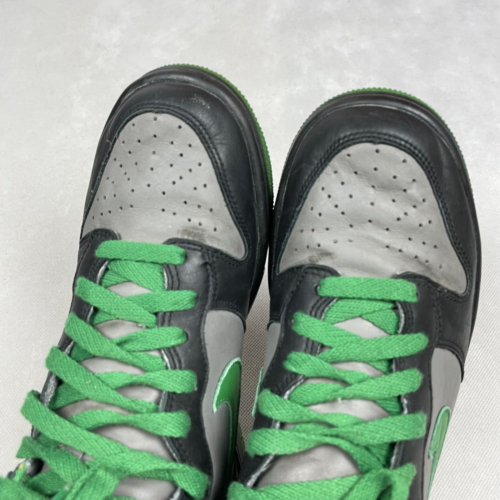 Nike × Vintage Nike ID Dunk High 432973-991 Men's Green Leather Shoes 7.5 Size US 7.5 / EU 40-41 - 7 Thumbnail