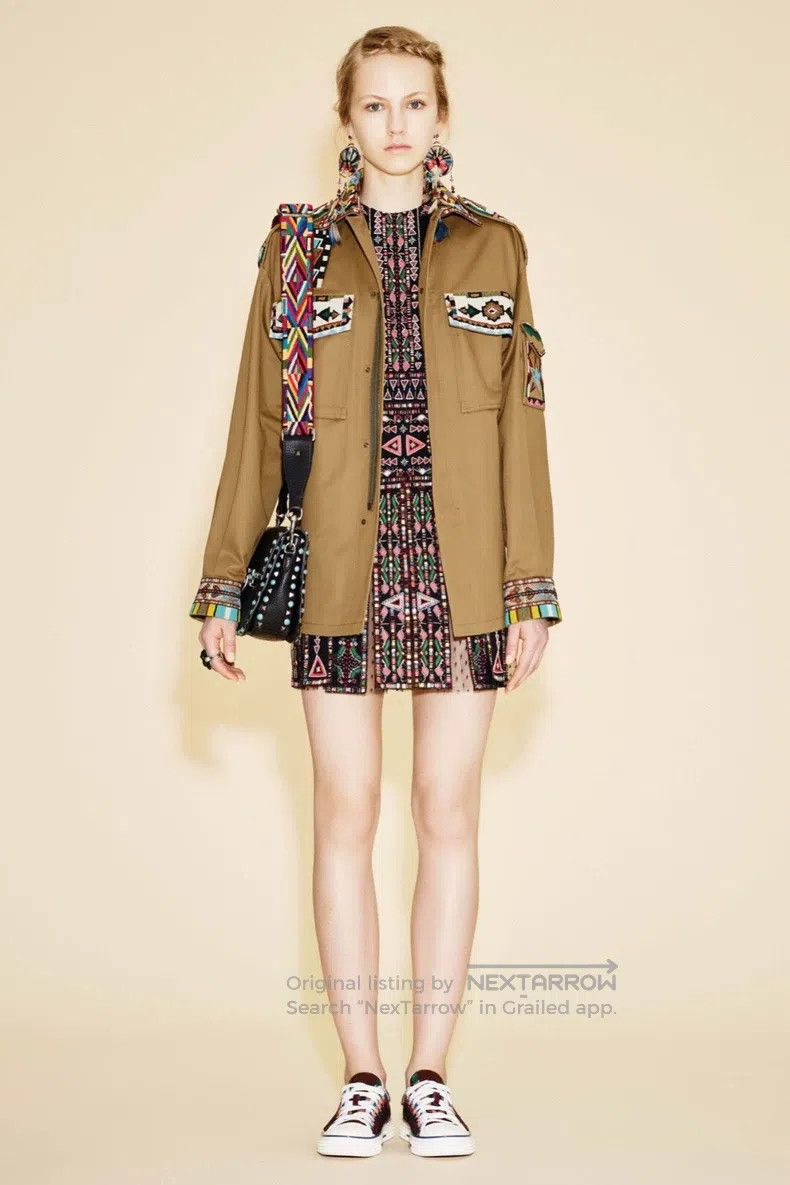 Valentino Valentino Nail a beaded trench coat Size S / US 4 / IT 40 - 1 Thumbnail