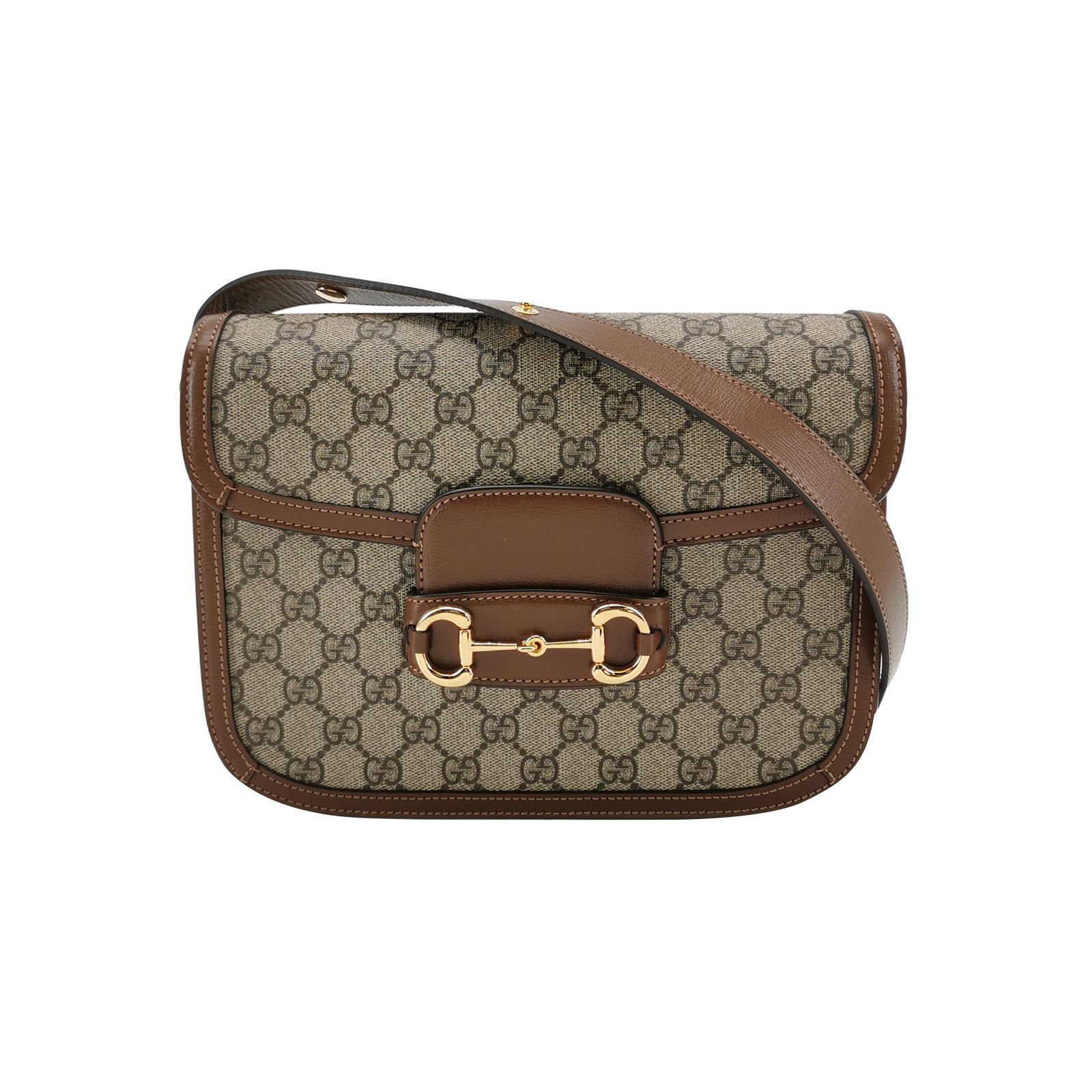 Gucci Gucci 1955 Horsebit GG Supreme Shoulder Bag Size ONE SIZE - 1 Thumbnail