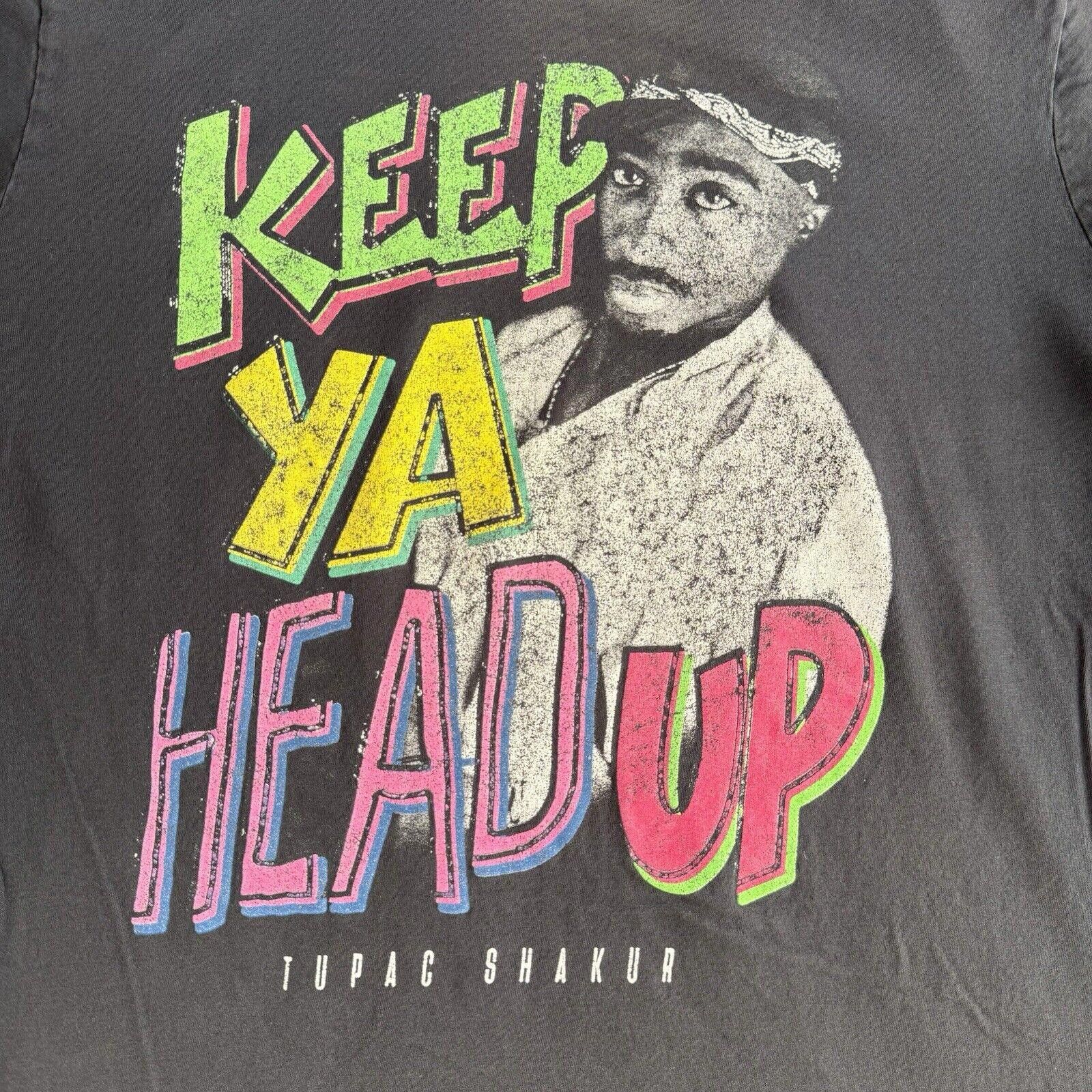 Other Tupac Shakur Keep Ya Head Up T-Shirt Rap Men's Size M Black Size US M / EU 48-50 / 2 - 2 Thumbnail