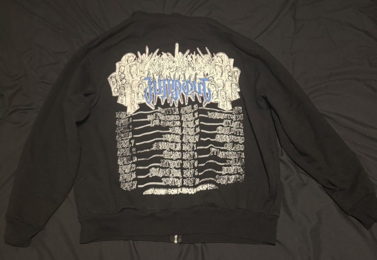 Osamason Osamason Jumpout Tour Zip Up Hoodie Black XL Size US XL / EU 56 / 4 - 5 Thumbnail