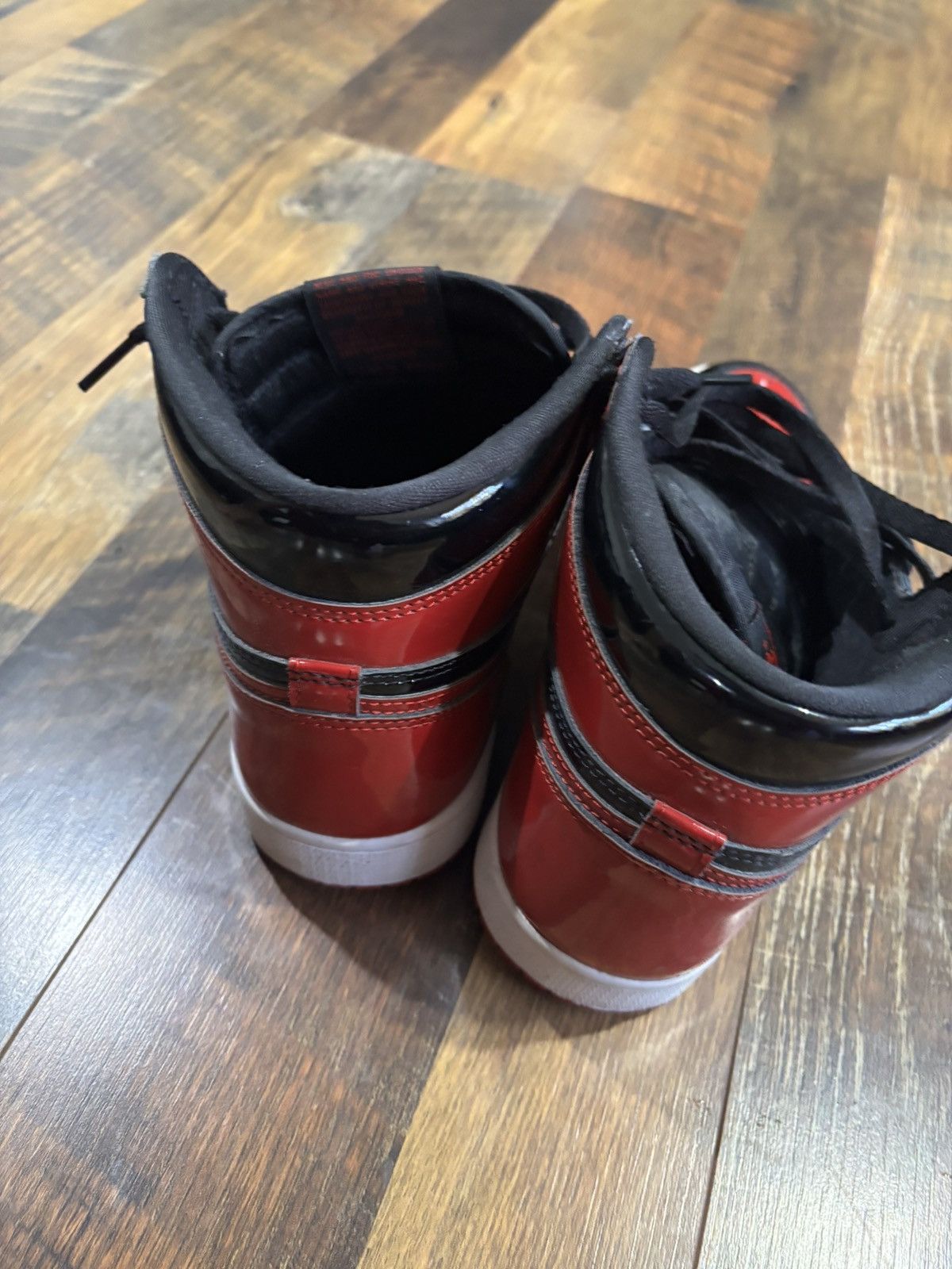 Jordan Brand Air Jordan 1 High og patent bred sneaker Size US 8.5 / EU 41-42 - 4 Thumbnail