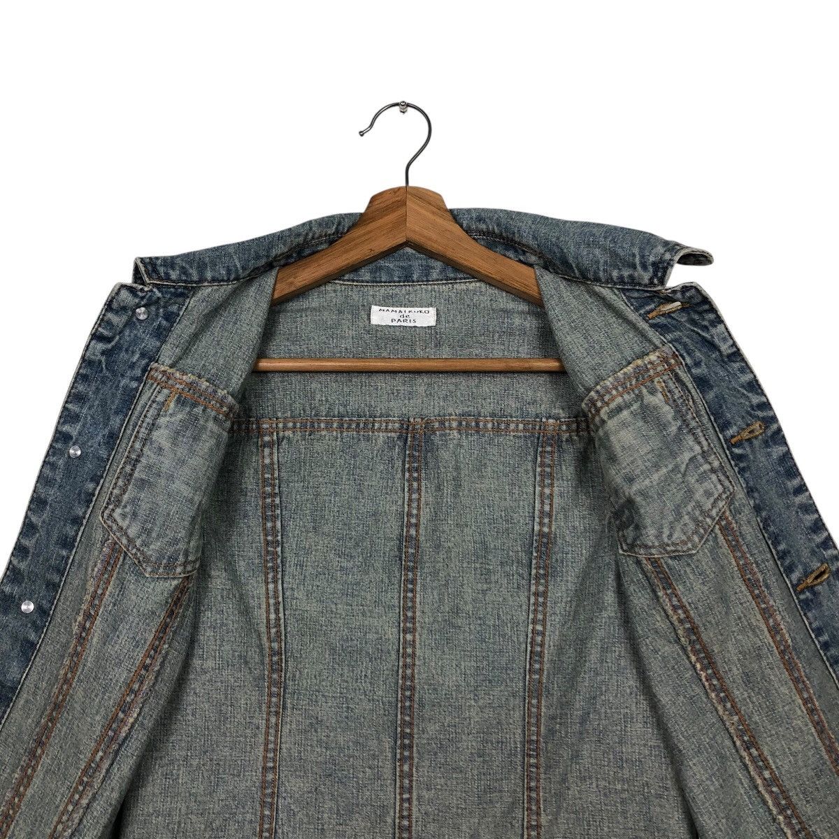 Hysteric Glamour 📌Vintage Cropped Biker Denim Jacket Mamaikuko de Paris Size US M / EU 48-50 / 2 - 14 Thumbnail