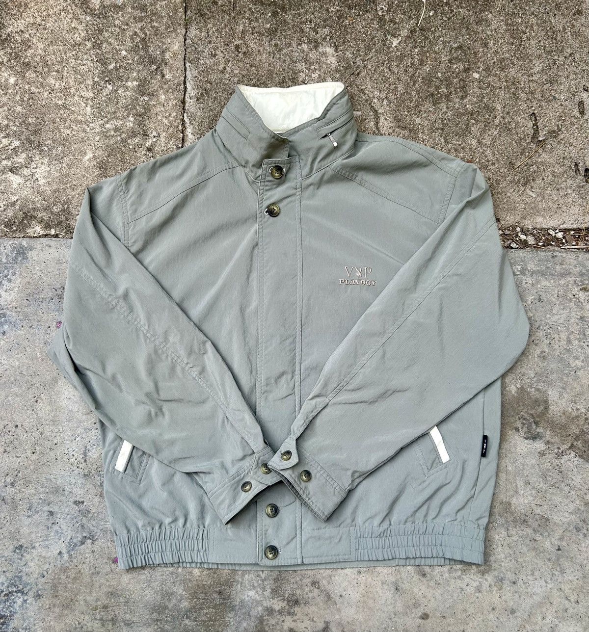 Vintage Vintage Playboy Collection Embroidery Logo Bomber Jacket Size US M / EU 48-50 / 2 - 4 Thumbnail
